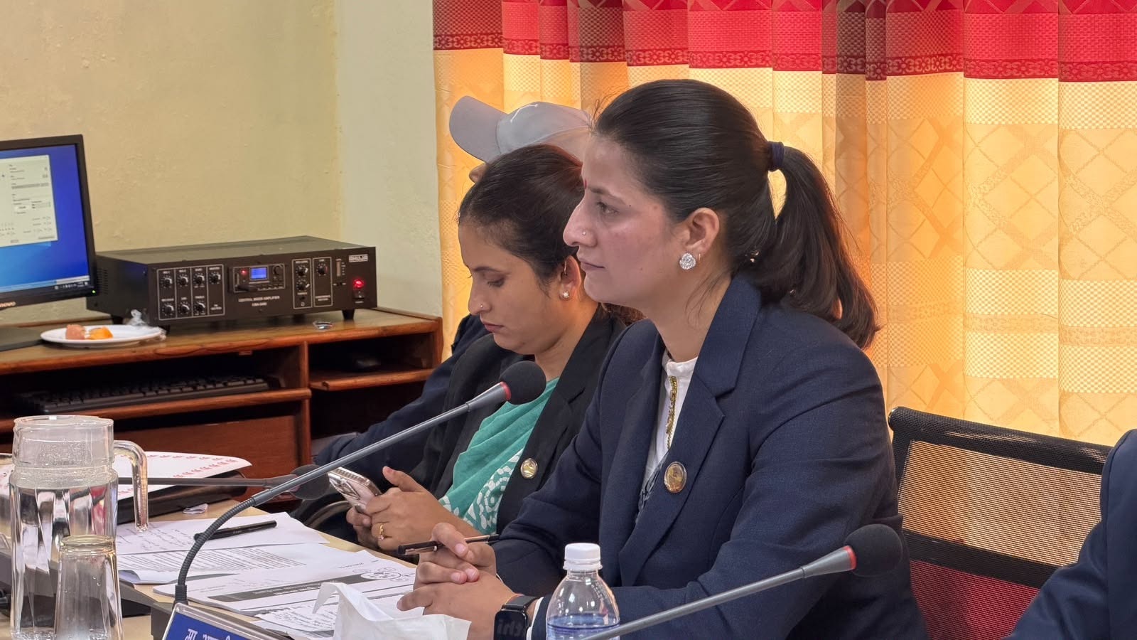 Aakriti Awasthi participating in the cybersecurity discussion