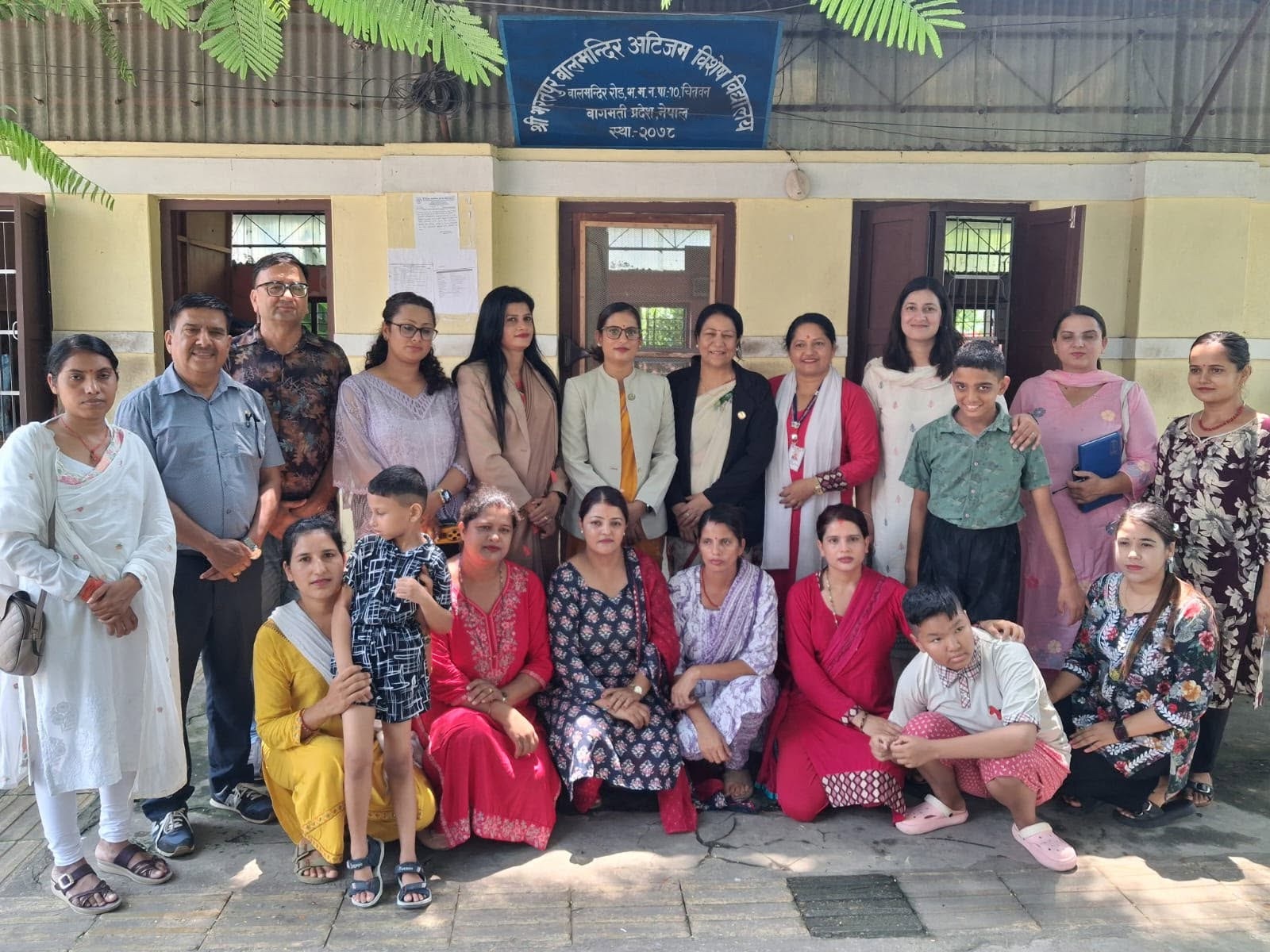 Committee team with the Balmandir Autism School community