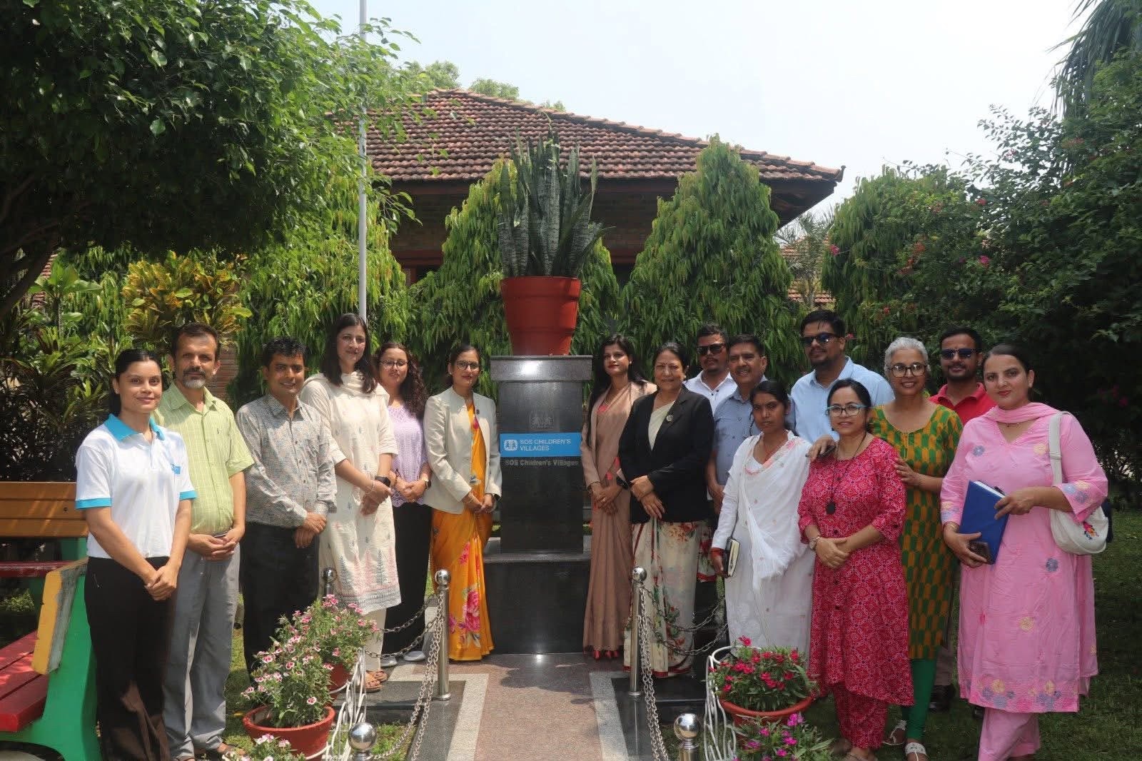 Committee team at SOS Children's Village Bharatpur